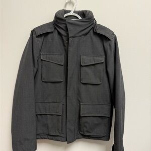 Aspesi Charcoal Military Field Jacket